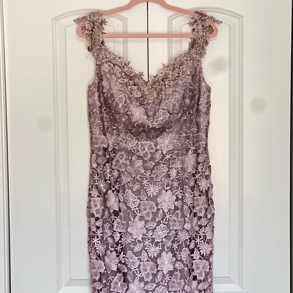 Mother of the Bride Gown - Size 12 Champagne Ombré.  Never Worn/Brand New - Picture 6 of 17